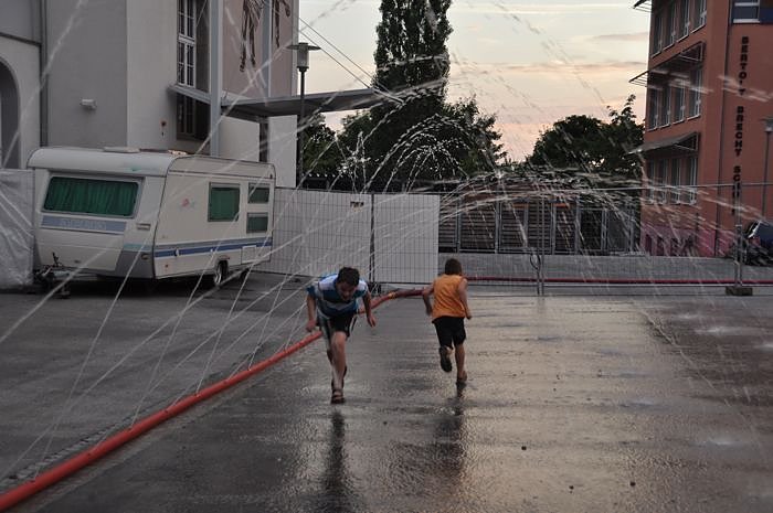 Public Viewing auf den Petersberg