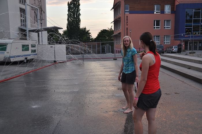 Public Viewing auf den Petersberg