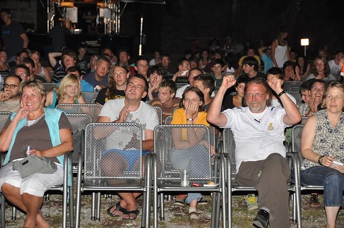 Public Viewing auf den Petersberg