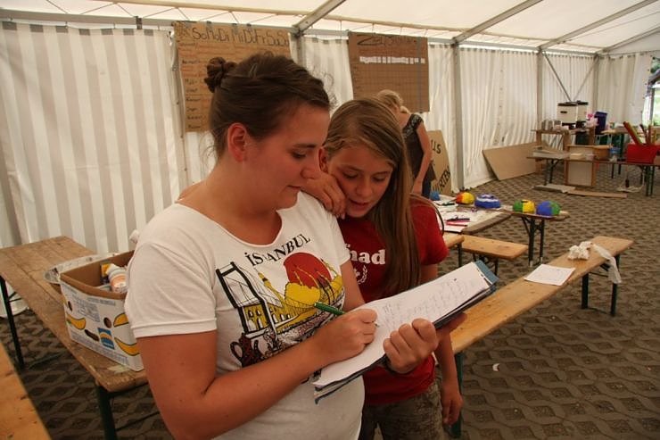 Bilder aus dem Handwerkercamp