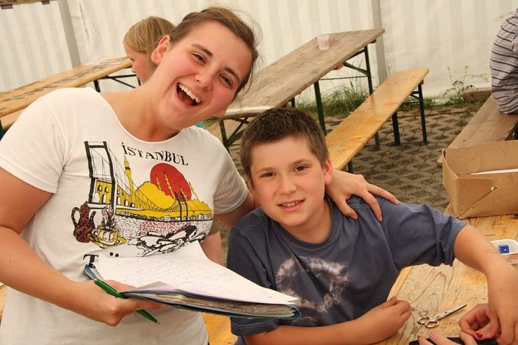 Bilder aus dem Handwerkercamp