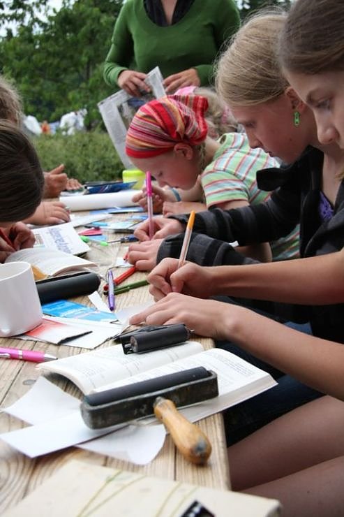 Bilder aus dem Handwerkercamp