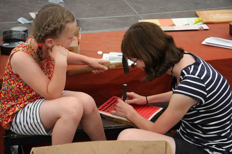 Bilder aus dem Handwerkercamp