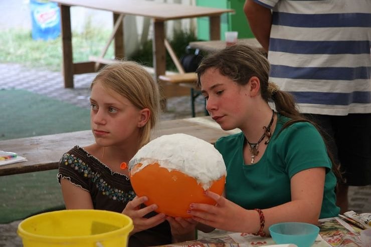 Bilder aus dem Handwerkercamp