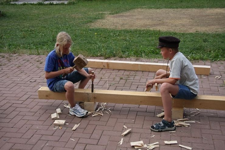 Bilder aus dem Handwerkercamp