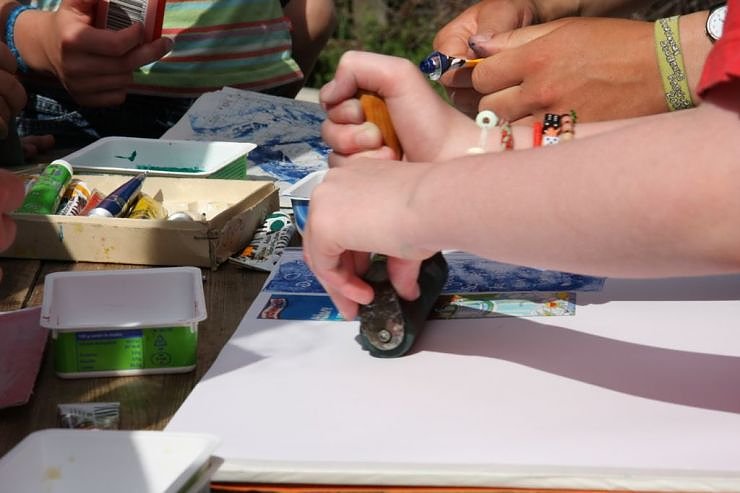 Bilder aus dem Handwerkercamp