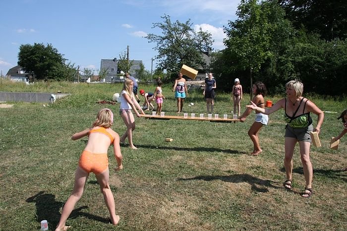 Gel&auml;ndespiel und Wasserschlacht