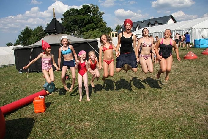 Gel&auml;ndespiel und Wasserschlacht