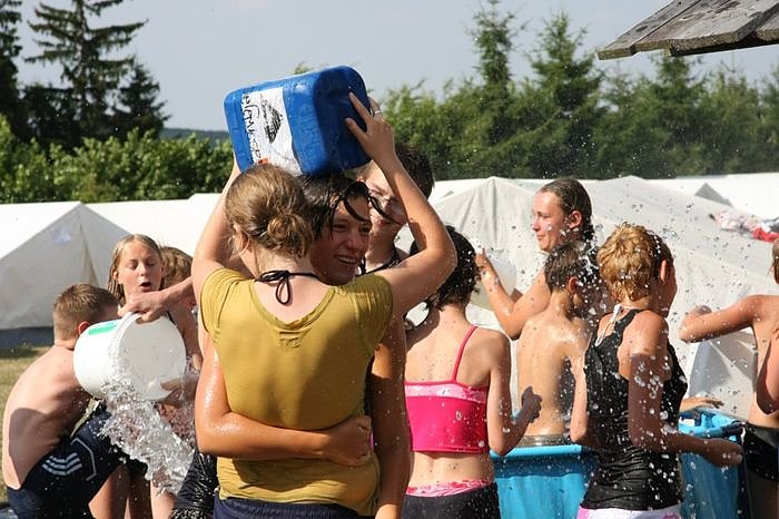 Gel&auml;ndespiel und Wasserschlacht