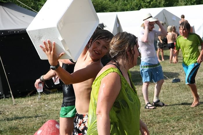 Gel&auml;ndespiel und Wasserschlacht