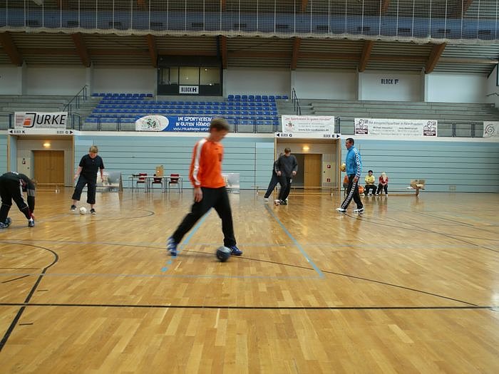 Training mit Olympiasieger