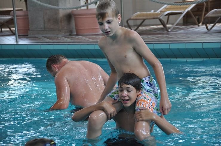 Schulanfangsparty Badehaus