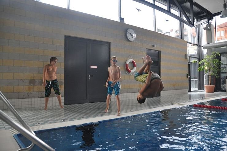 Schulanfangsparty Badehaus