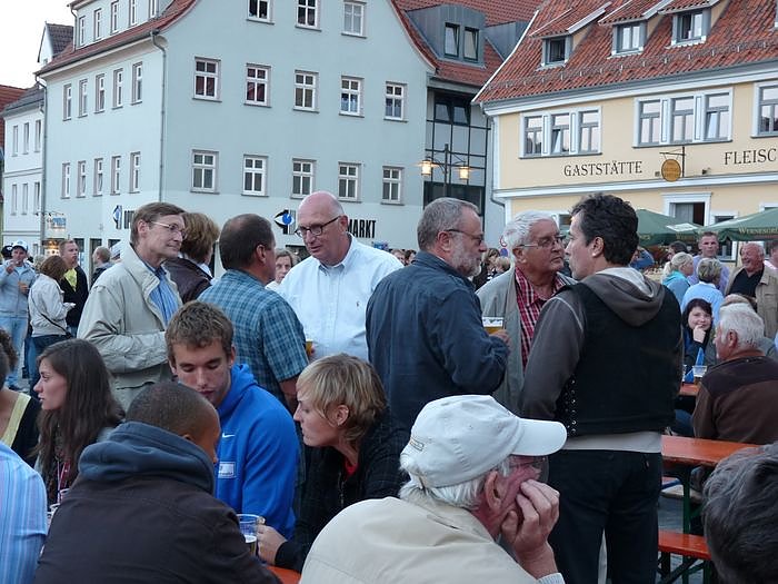 Athletenpr&auml;sentation des 15. Sparkassenmeetings 