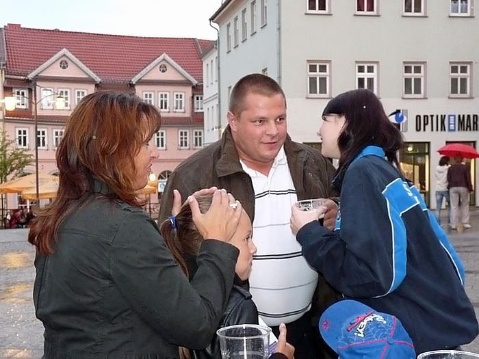 Athletenpr&auml;sentation des 15. Sparkassenmeetings 