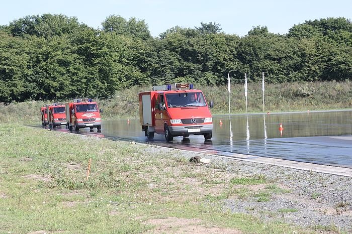 Feuerwehr im Schleudergang