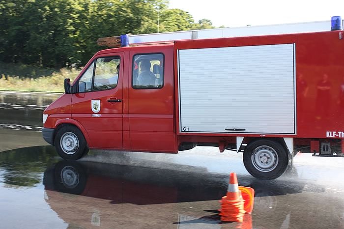 Feuerwehr im Schleudergang