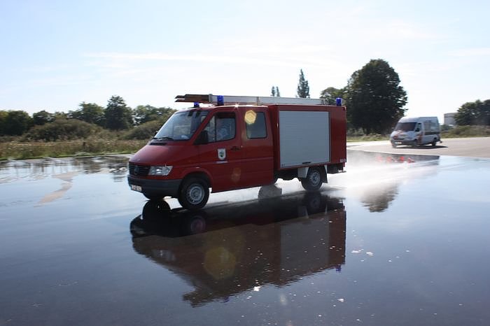 Feuerwehr im Schleudergang