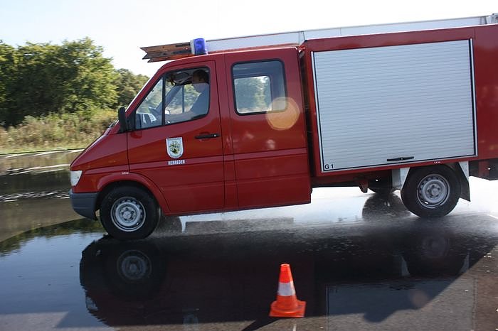 Feuerwehr im Schleudergang