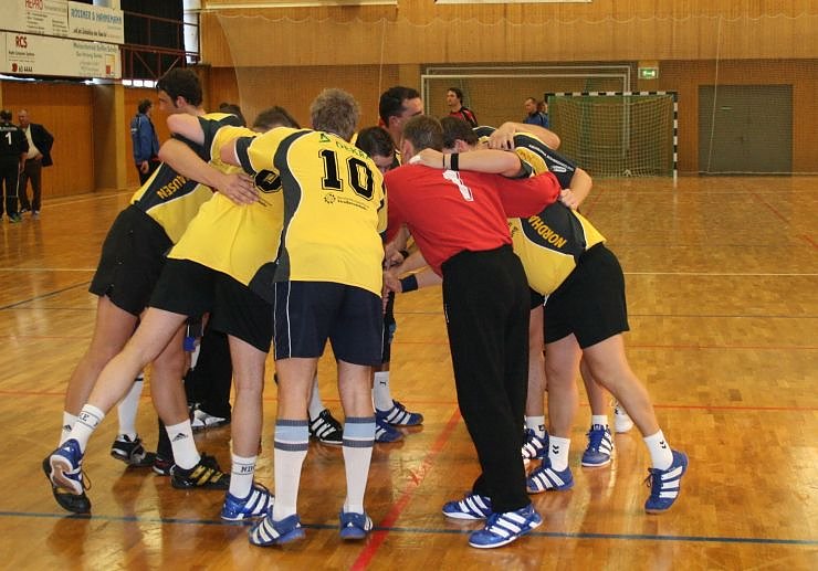 Einschw&ouml;rung vor dem Spiel