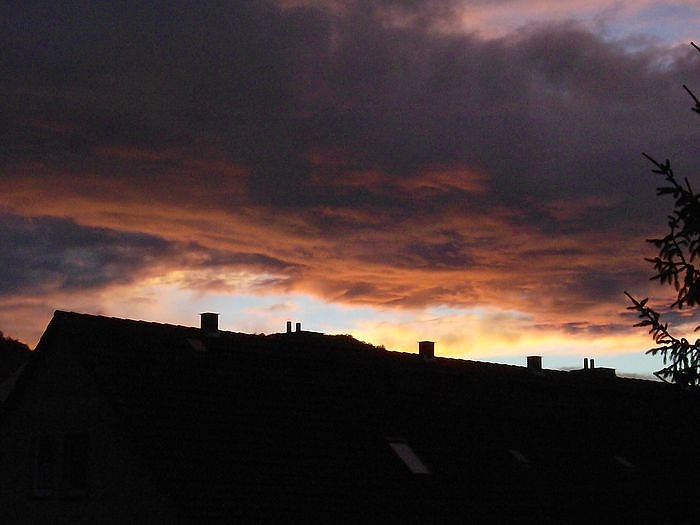 Abendsonne &uuml;ber Bleicherode