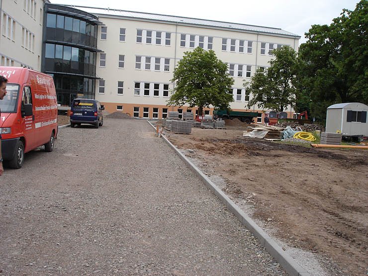 Bilder vom Bau: Juni 2007