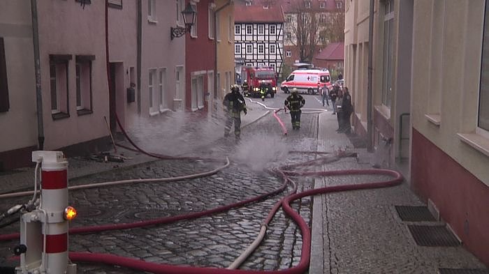 Brand in der Altstadt