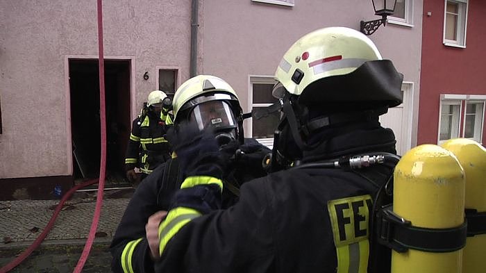 Brand in der Altstadt