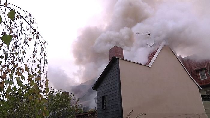 Brand in der Altstadt
