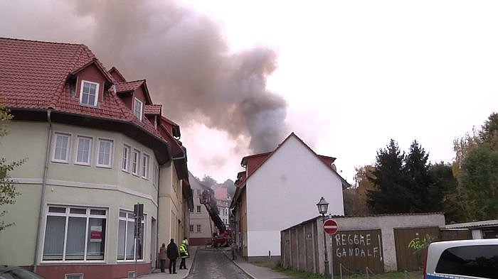 Brand in der Altstadt