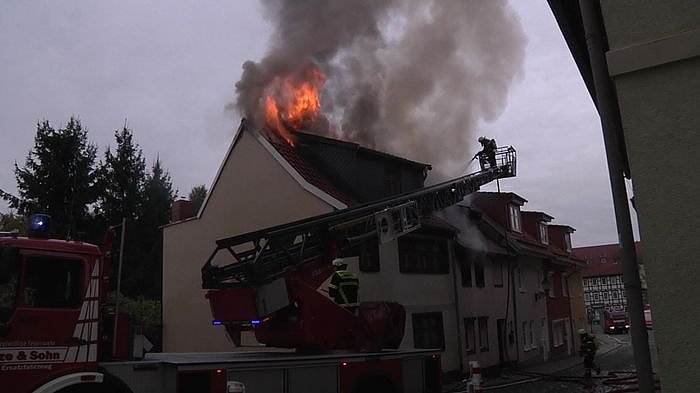 Brand in der Altstadt