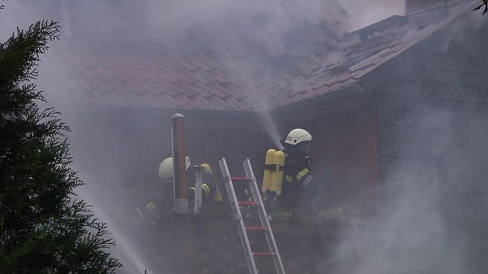 Brand in der Altstadt