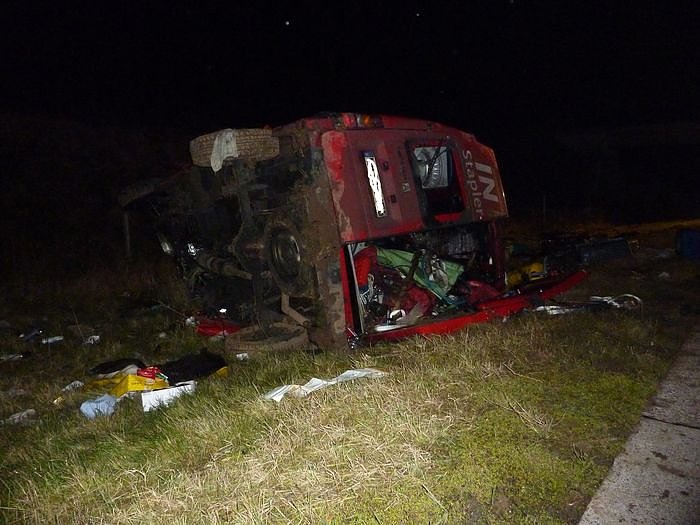 Unfall auf der Autobahn