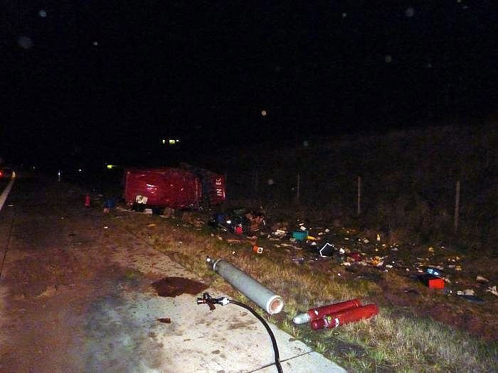 Unfall auf der Autobahn