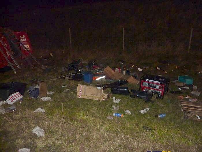 Unfall auf der Autobahn