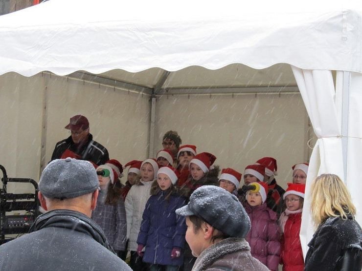 Auftritt im Flockentanz