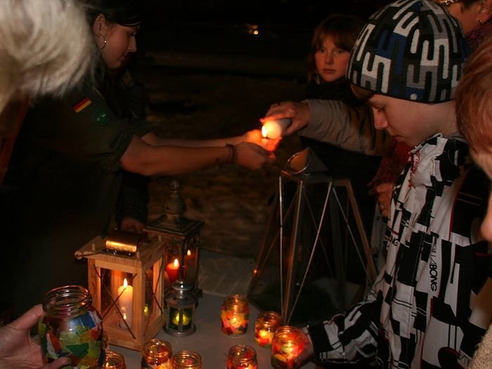 100 Lichter verschenkt