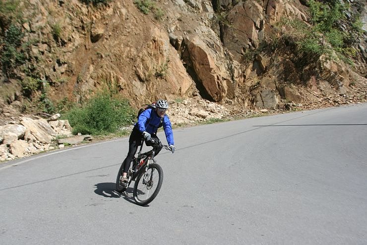 Abfahrt vom Passo della Foppa