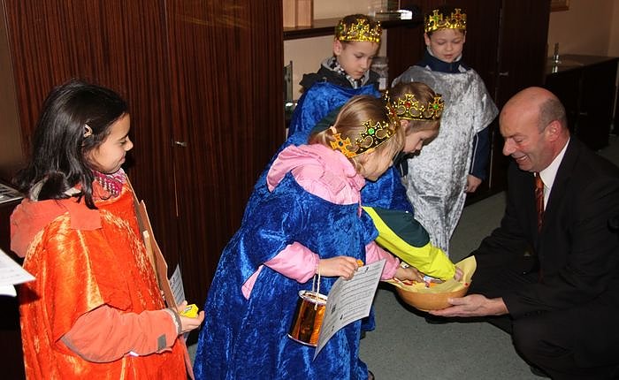 Sternsinger unterwegs