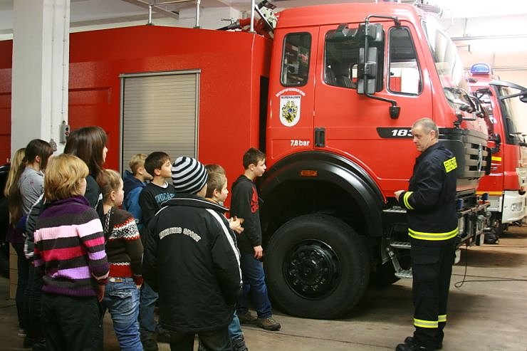 Besuch bei der Feuerwehr