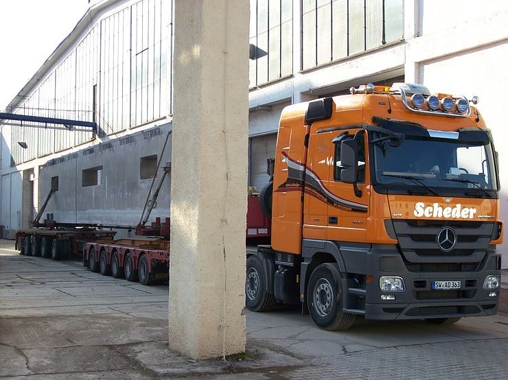 Schwere Ma&szlig;arbeit in Heringen